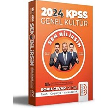 Kpss 2024 Genel Kültür Sen Bilirsin Tarih-Coğrafya-Vatandaşlık Soru Cevap Kitabı Benim Hocam