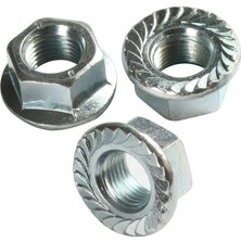 Altıköşe Flanşlı Somun M10 - 10 Adet
