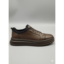 Öztürk Erkek Hakiki Deri Rahat Yumuşak Kalın Taban Casual Ayakkabı AY-1040-K