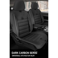 Kia Pro Cee'd I (Facelift 2011) 1.4 16V (90 Hp) 2012 Uyumlu  Tay Tüyü Serisi Siyah Oto Kılıfı Tam Set
