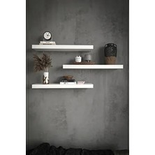 3'lü Duvar Rafı Uçan Raf Dekoratif Raf 42,5*12,5ürün