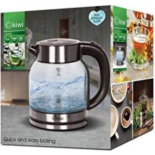 KK-3333 Çelik Tabanlı Cam Su Isıtıcı Kettle