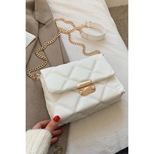 Bag & More Kadın Kapitone Desenli Zincir Askılı Omuz Çantası