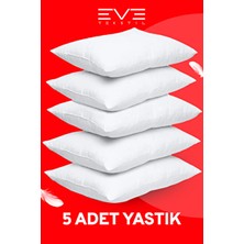 5 Adet Micro Silikon Elyaf Nonwoven Yıkanabilir Antialerjik Ev ve Hotel Yastık 50X70CM 700 gr