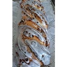 Üzümlü Quarklı Çörek 1 Ad - Quarkzopf Mit Rosinen, 15×10×34 Ebat, Alman Fırını