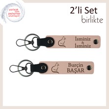 Tatlı Miyavın Hatırasına Özel, Kedili, Kişisel Yazılı Anahtarlık Takımı, Yavru Ağzı-Yavru Ağzı