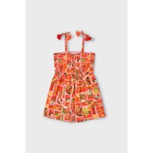 Mayoral Mandarina Kız Elbise - Turuncu