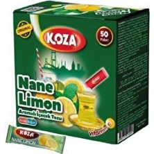 Koza Nane - Limon Aromalı Tek Içimlik Içecek Tozu 50 Paket
