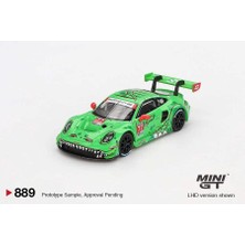 Mini T Mini GT MGT00889 1/64 Porsche 911 GT3 R AO Racing 2024 IMSA Daytona 24 Hrs GTD Pro 2nd Plac