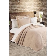 Washed Soft Çift Taraflı 6 Parça Çeyiz Seti Bej