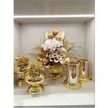 Yapay Çiçekli 5 Parça Set No:2