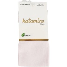 Katamino Mirabel Kız Bambu Külotlu Çorap K30207 Pudra