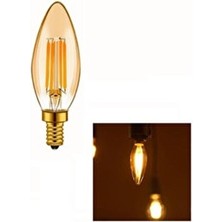 CT-4280 4 Watt Rustik LED Buji Ampul A14 Amber