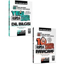 Yediiklim Yayınları Yediiklim KPSS Sınavı İçin Temelden Zirveye Dil Bilgisi 10 Adımda Paragraf Video Çözüm Kitabı