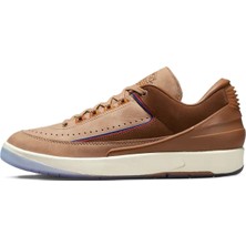 Nike Air Jordan 2 Retro Low Spesiyal  Leather Unisex Sneaker Hakiki Deri Günlük Spor Ayakkabı Kahverengi