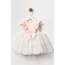 Cumino Tanny Kız Elbise - Ekru