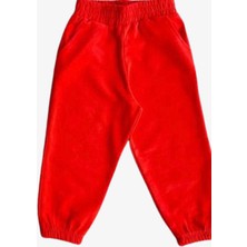 Basic Bebek Eşofman Altı - Kırmızı