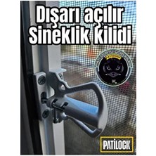 Patilock Sineklik Kilidi / Dışarı Açılır /beyaz Renk / Kedi Sineklik Kilidi