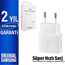 Samsung 25W Süper Hızlı Type-C Şarj Aleti EP-T2510N Uyumlu Modeller İçin İthalatçı Garantili