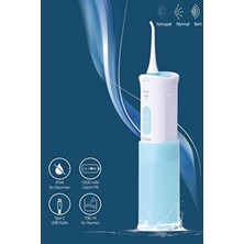 Taşınabilir Ağız Duşu Şarj Edilebilir Diş Protez Bakım ve Ağız Duşu Yeşil