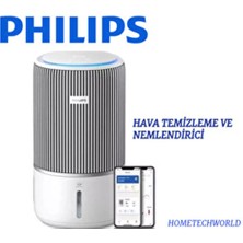 Pureprotect Akıllı 2'si 1 Arada Hava Temizleyici ve Nemlendirici+Masa Vantilatör Hediye