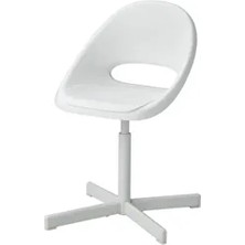 Akdeniz Loberget/sıbben  Yüksekliği Ayarlanabilir Döner Beyaz Çocuk Çalışma Sandalyesi