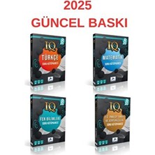 8. Sınıf Türkçe Matematik Fen Inkılap Iq Serisi Lgs Soru Bankası Seti 2025 Güncel Baskı