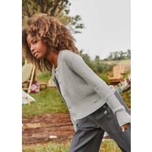 Mayoral Simli Kız Hırka - Gri