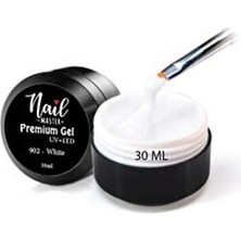 30ML Protez Tırnak Jeli Builder Jel 902-WHITE(BEYAZ)