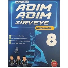 2024 Adım Adım Zirveye 8.sınıf Matematik Yeni Nesil Defter Tadında