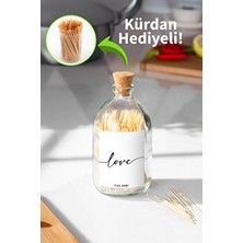 Kürdan - Cam Şişeli Kürdan - Kürdanlık, Kürdan Hediyeli