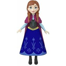 Disney Karlar Ülkesi Elsa ve Anna Mini Bebekler HLW97 - Anna Pembe Pelerinli