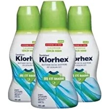 Klorhex Günlük Bakım Ağız Bakım Suyu 300 ml x 3 Adet