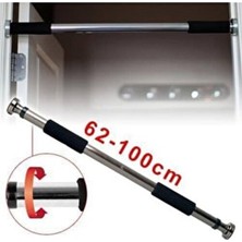 Genişletmeli Ayarlanabilir Kapı Koridor Barfiks Çubuğu 60-100 cm