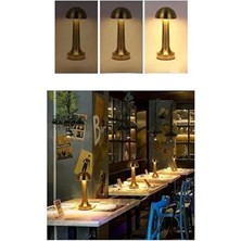 Dekoratif Masa Lambası Dimmerli Şarjlı Lizbon Masa Lambası 3 Renk Işık Modu CT-8429