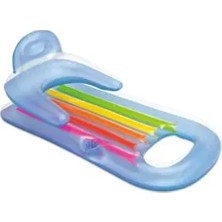 Intex Sultan Koltuğu Havuz Yatağı 160x85 Cm Renkli Şişme Koltuk Yaz Tatili İçin