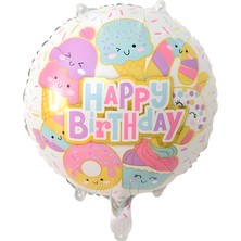 Le Mabelle Çok Renkli  Dondurma Temalı Parti Balonu