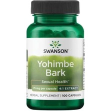Swanson Premium Yohimbe Bark 75 Mg 100 Capsules