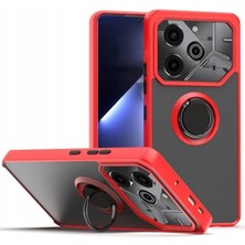 Apsuwa Tecno Pova 6 Pro Kılıf Montreal Yüzüklü Standlı Arkası Buğulu