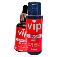 Vip Lubrikant Krem 60 ml + Love Drops For Women