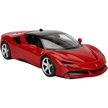 97300 1:14 Ferrari SF90 Stradale Işıklı Uzaktan Kumandalı Araba 34 cm