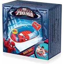 Bestway Spiderman Şişme Deniz Botu 112x71 cm Bej Renkli Kutulu Eğlenceli Su Oyuncağı