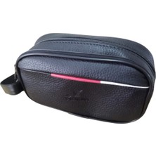 Hotowa Erkek El Çantası Siyah Seyahat Traş Kozmetik Çantası