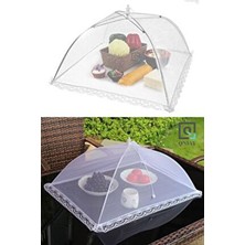 Tül Sineklik Yiyecek Koruma Şemsiyesi, Gıda Koruma Şemsiye Yemek Tül Sineklik Kamp Piknik