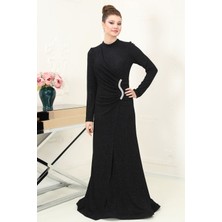 Parıltılı Sahra Tesettür Abiye