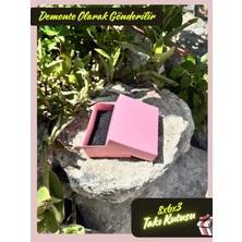 Elite 8X6X3 - Pembe Renk Süngerli Takı Kutusu | [25 Adet] Fatihkutu 1 Adet