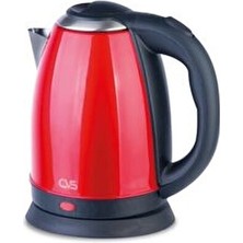 Çelik Kettle Su Isıtıcı 1900 Watt Kırmızı - Dn 00010