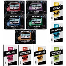 Lgs Poster Notlar Seti ve Marka Yayınları 1.dönem Tüm Dersler Branş Branş Deneme Seti 11 Parça