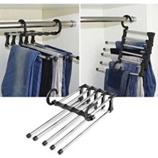 Sihirli Pantalon Askısı Dolap Içi Ergonomik 5li Askı Aparatı