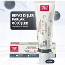 SPLAT White Plus Beyazlatıcı Diş Macunu 100 ml İtalya Menşeli Kokusuz Etkili Ağız Bakımı